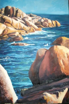 sea scape by Elaine Conneely